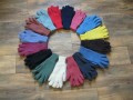 Hand crochet unisex gloves in Wensleydale Wool