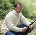 Hand-framed crew neck sweater in undyed Swaledale and Welsh wool.